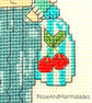 Lady walking a Dachshund Dog Cross Stitch Pattern (Digital Download) - Image 2