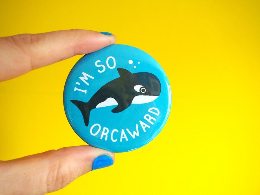 Funny I'm So Orcaward Badge