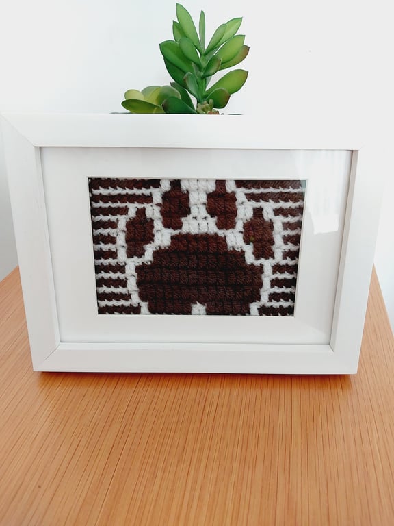 Paw Print Pictures, choose your colours.
