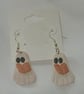  Handmade Polymer Clay Bookish Ghost Earrings - Cute Spooky Jewellery