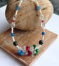 Treasure Meadow - Frosted Gem Tone Cluster Necklace - Image 2