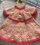 Cute Peach Baby Dress