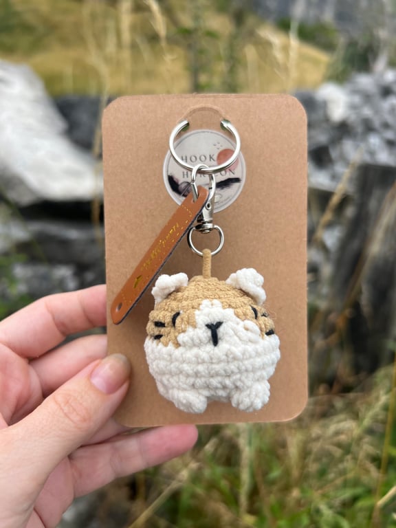 Crochet Cat Keyring