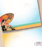 Letter Writing Paper vintage fashionable girl on the beach - Image 4