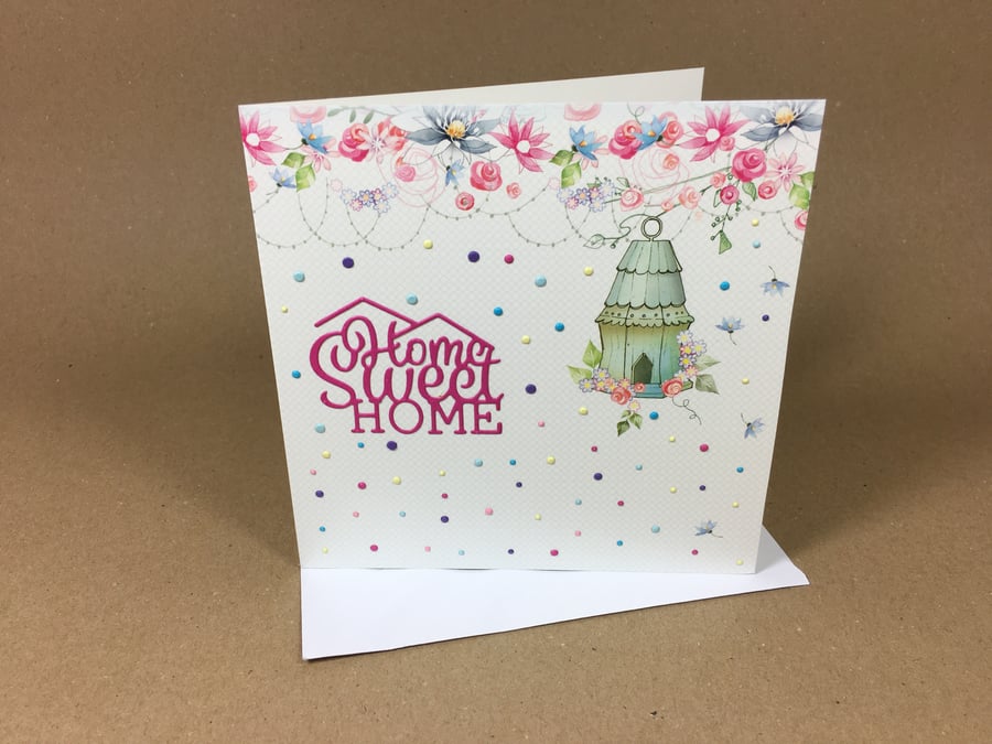 Home sweet Home Greetings Card Free postage within the UK
