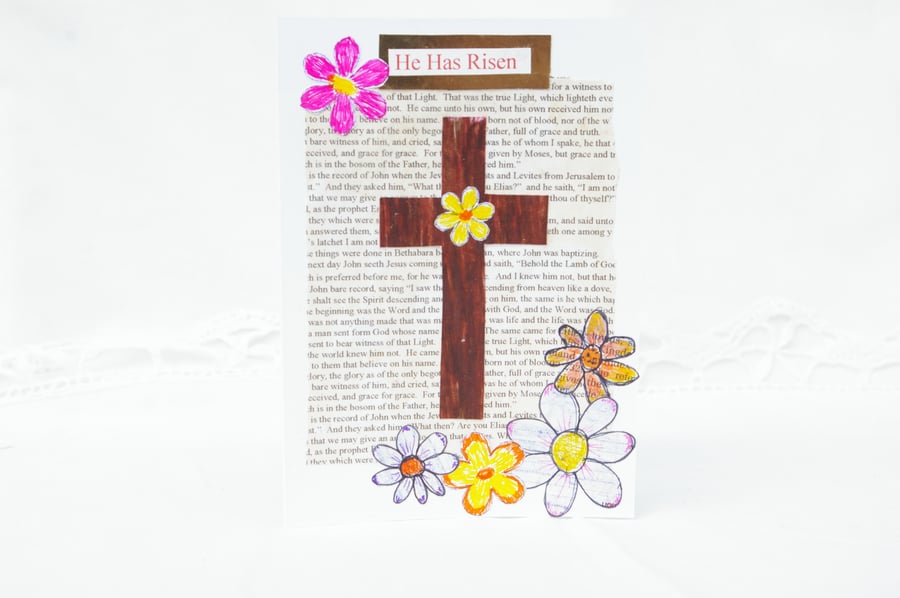 Easter Card Traditional Christian Religious Easter card