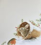 Christmas Card. Woodland Bunny and Robin Christmas Card. - Image 6