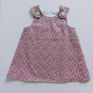 Dress, 12-18 months, A line dress, pinafore, summer dress, flowers, floral print