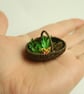 Miniature Spring foragers Basket, 1:12 scale - Image 3