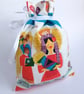 Christmas Gift Bag - Nativity reusable fabric mini sack