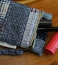 Patchwork Mini Pouch – Card & Keys Essentials Pouch, Mini Fabric Zipper Pouch - Image 4