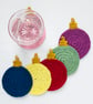 Christmas Bauble Coaster Set - Image 1