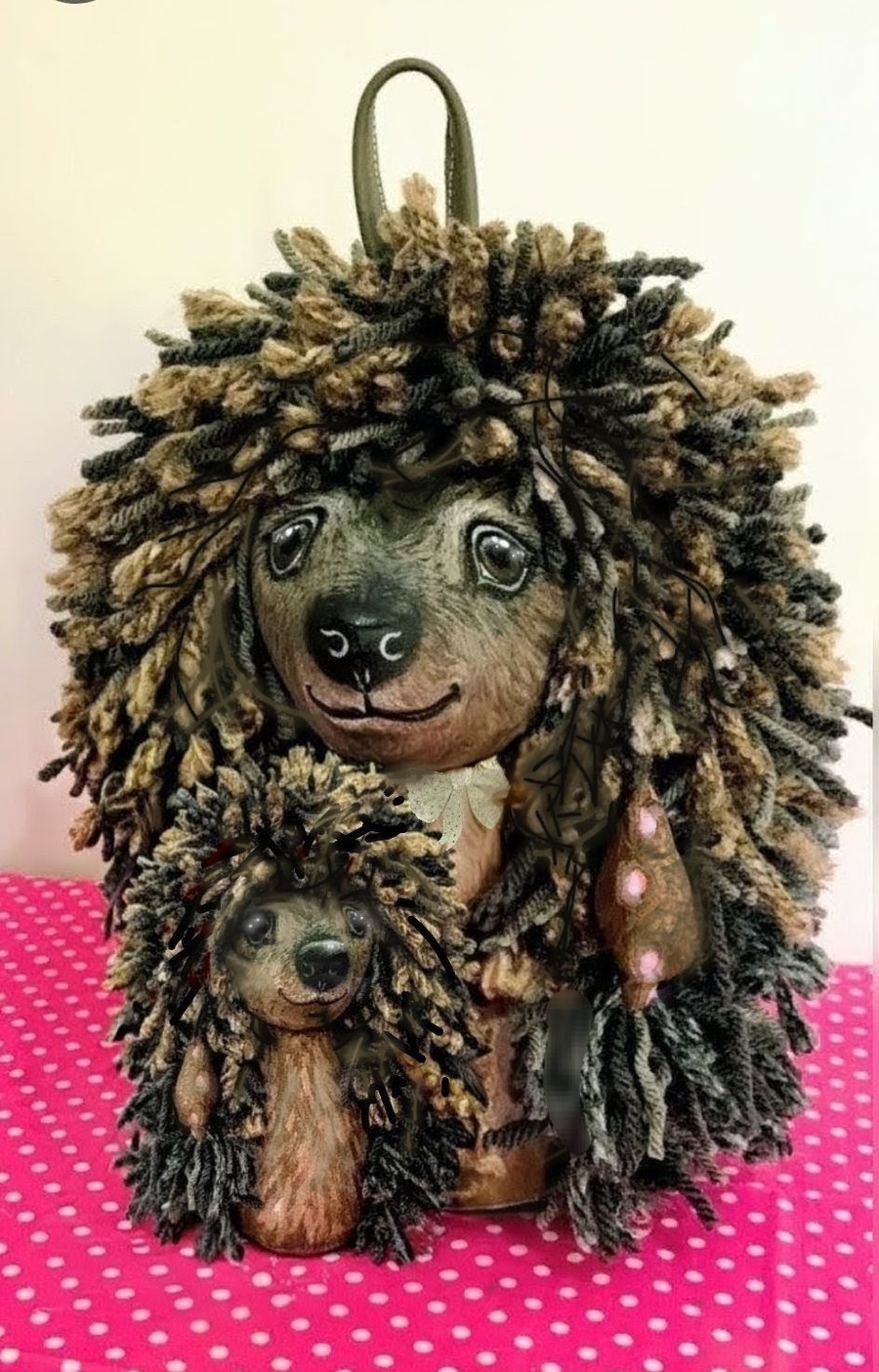 Hetty and Hoglet Hedgehog Doorstop 