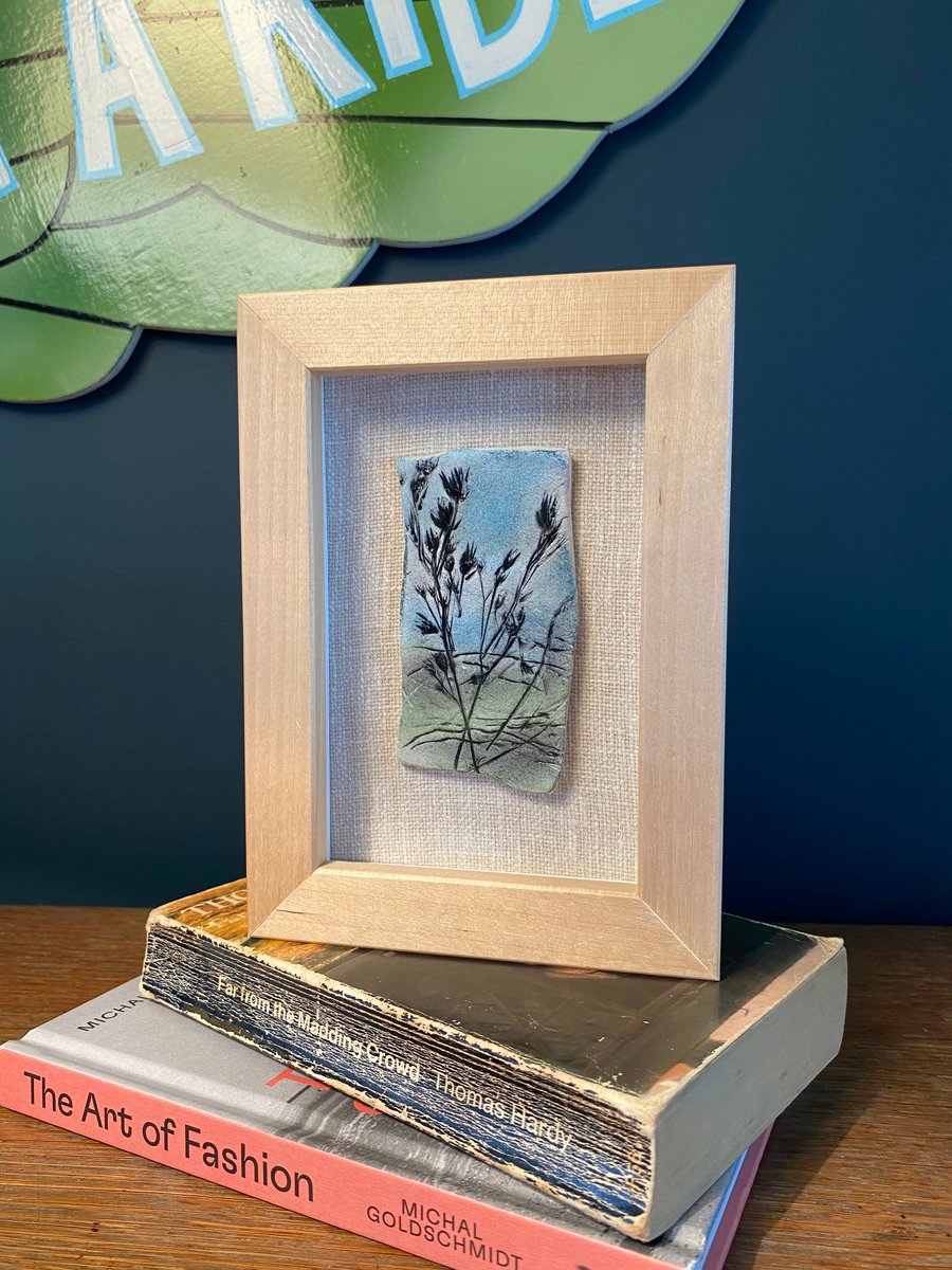 Landscape, Mini Landscape, Hills, Countryside, Rural, Painting, Clay