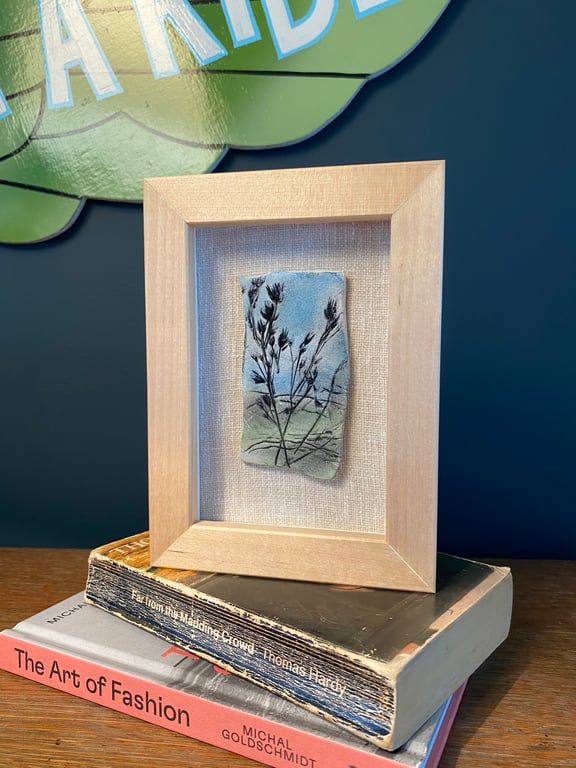 Landscape, Mini Landscape, Hills, Countryside, Rural, Painting, Clay