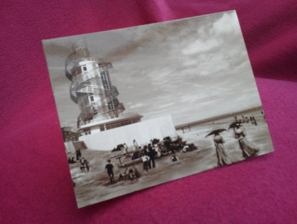 Redcar Vertical Pier – Gothic Art Postcard (Old & New)