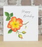 Birthday Card Rose