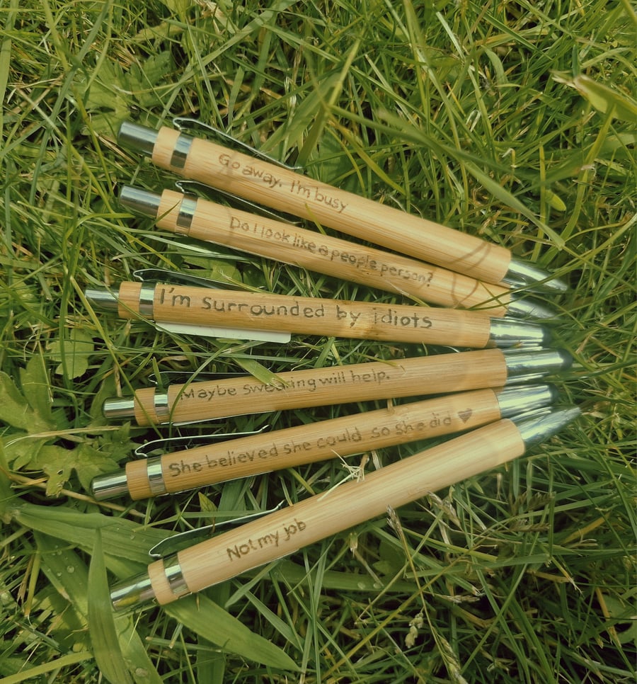 Rude funny pens 11 designs