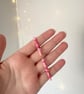 Pink and Gold Seed Beaded Bracelet