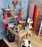 Craft Room Book Nook Miniature Diorama - Image 5