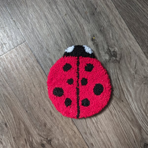 Lady Bird Mug Rug or Decoration 