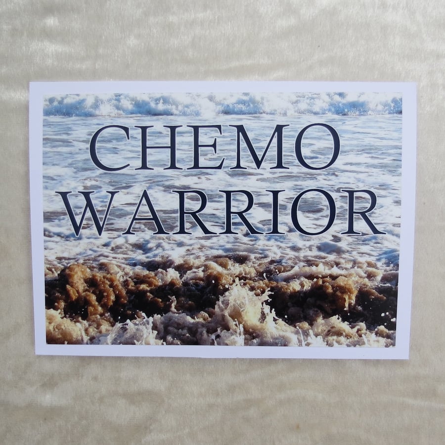 Cancer card.  Chemo card.  Chemo Warrior.