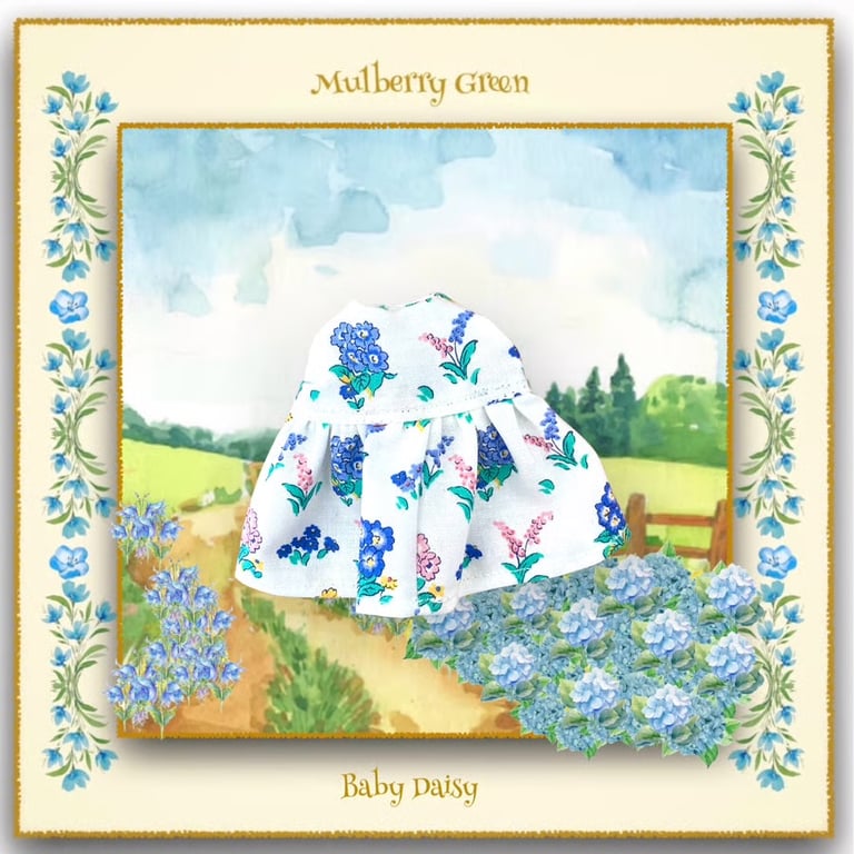 Liberty Kensington Gardens Dress for Baby Daisy 