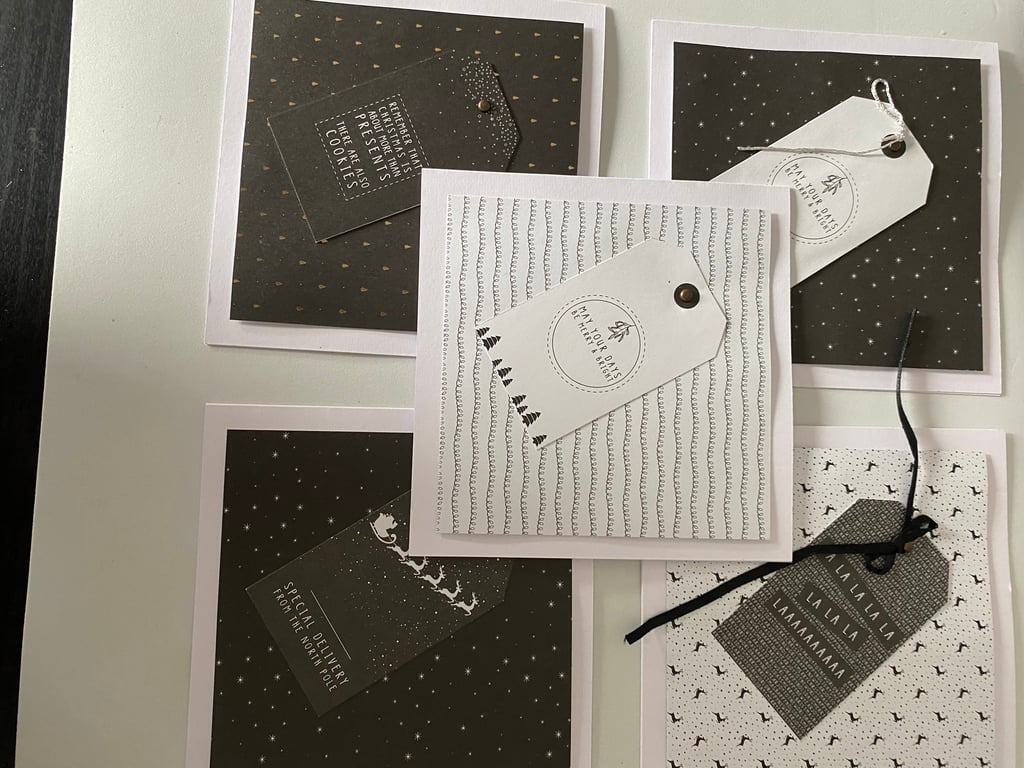 Set of 5 Christmas Cards