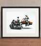 Star Wars Licence & Registration Hand Pulled Limited Edition Screen Print - Image 1