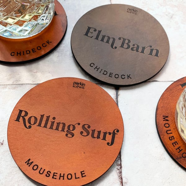 House Name Coasters- Perfect house warming or anniversary gift.