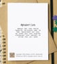 Cat Alphabet Greetings Card - Image 2