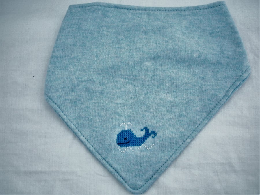 Whale dribble bib