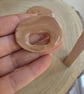 Summer wooden inspired glasses holding brooch pin. - Image 3