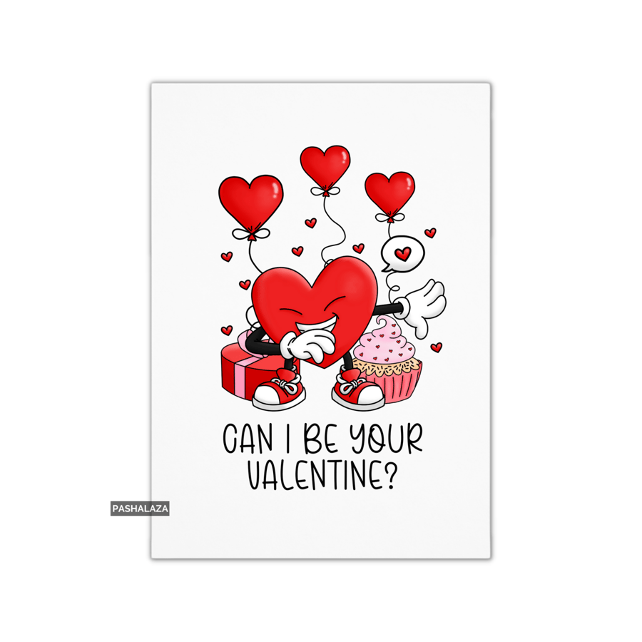 Funny Valentine's Day Card - Unique Unusual Greeting Card - Heart
