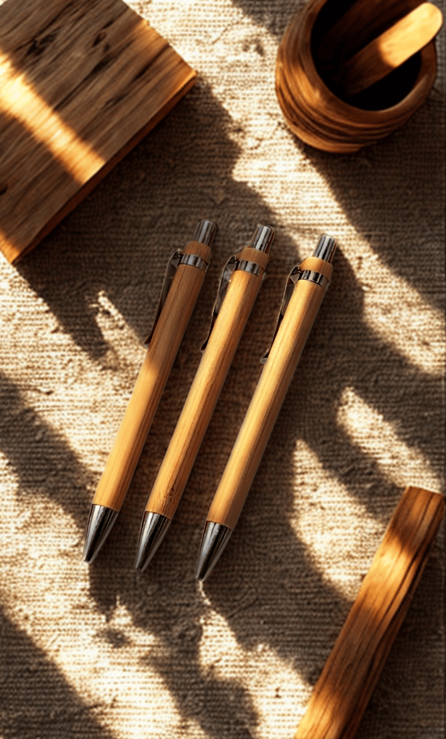 Engraved Bamboo Pen Personalised Stationary Gift