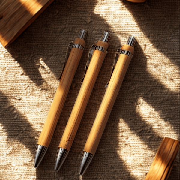 Engraved Bamboo Pen Personalised Stationary Gift