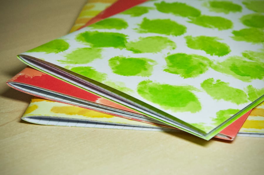 Soft cover exercise book - set of three