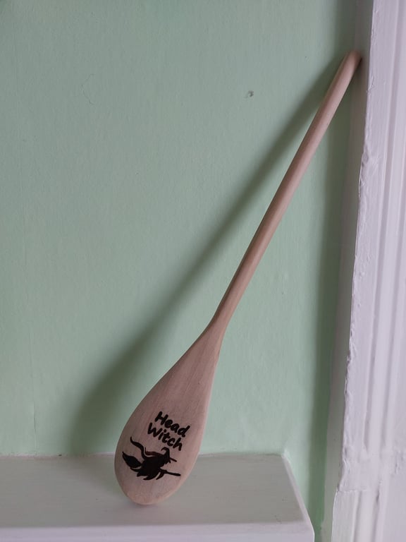 Head Witch Personalised Wooden Spoon 