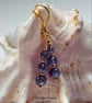 Designer AA 6.15ct Tanzanite Gold Vermeil Earrings  - Image 4