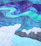Northern Lights Polar Bear Kit Cushion  - Image 2