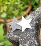 Large sterling silver star stud earrings - Image 4