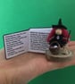 Very Tiny Witch Decorations, Halloween Witch Doll Ornaments, Autumn decorations - Image 9