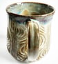 Large Textured Blue and Brown Glazed Mug - Hand Thrown Stoneware Ceramic Mug  - Image 4