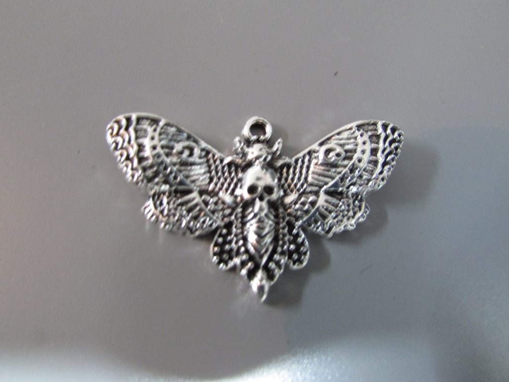 Deaths Head Moth Jewellery Tibetan Charm