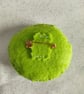 Handmade felt emoji brooch - Image 2