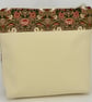 Handmade Rabbit Print Zip Purse, Floral Cotton Canvas - Image 2