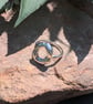 Chunky Molten sterling silver ring  - Image 1