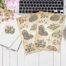 2 Sheets Fantasy Map Stickers