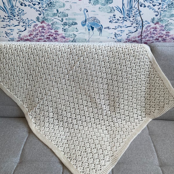 Lacy baby blanket 