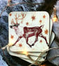 Christmas Caribou Coaster Set (4) - Image 3